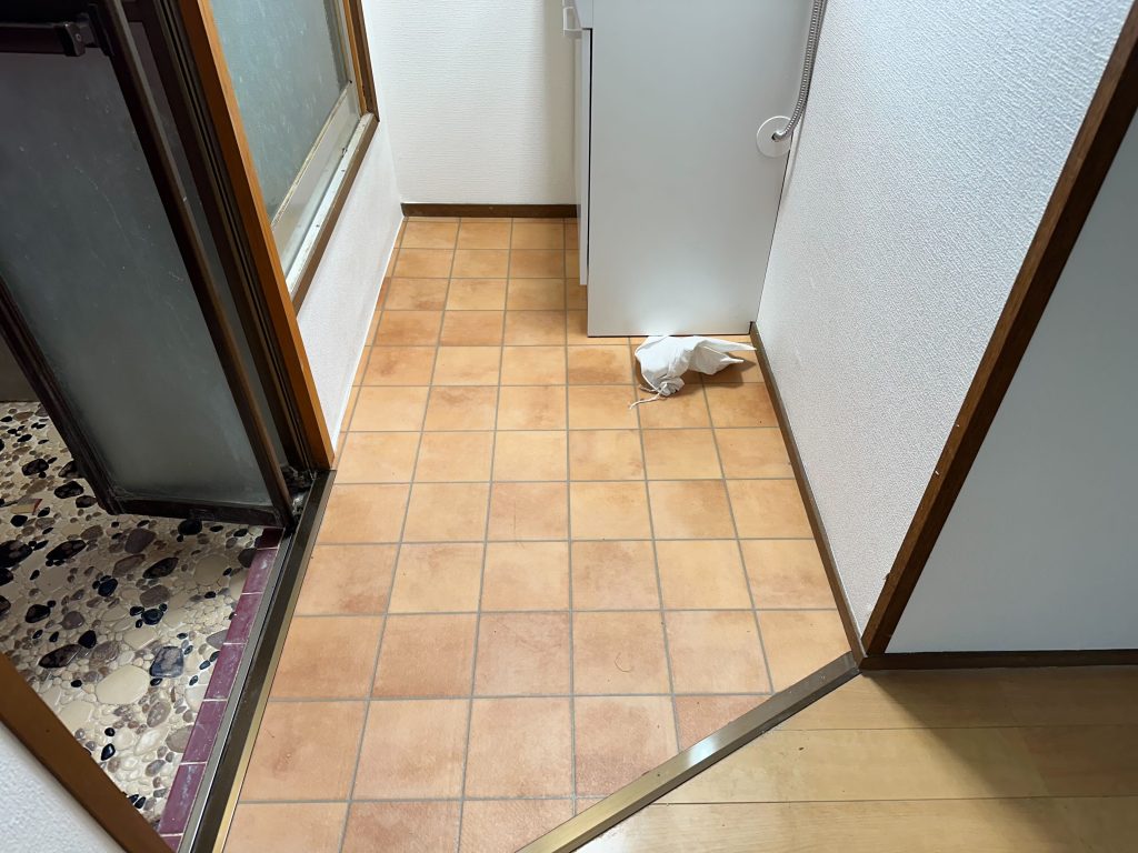 クッションフロア張り